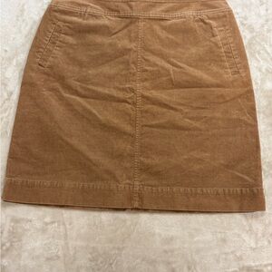 Talbots Brown Corduroy Mini Skirt